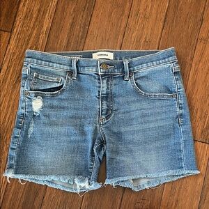 Sonoma Women's Distressed Blue Jean Shorts